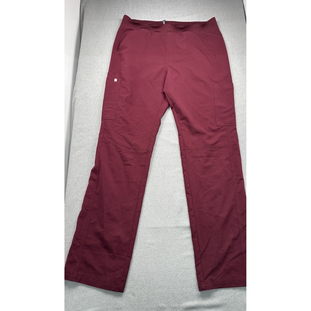 Figs Technical Collection Mens Axim Scrub Pants Size XLarge Dark Red T2001